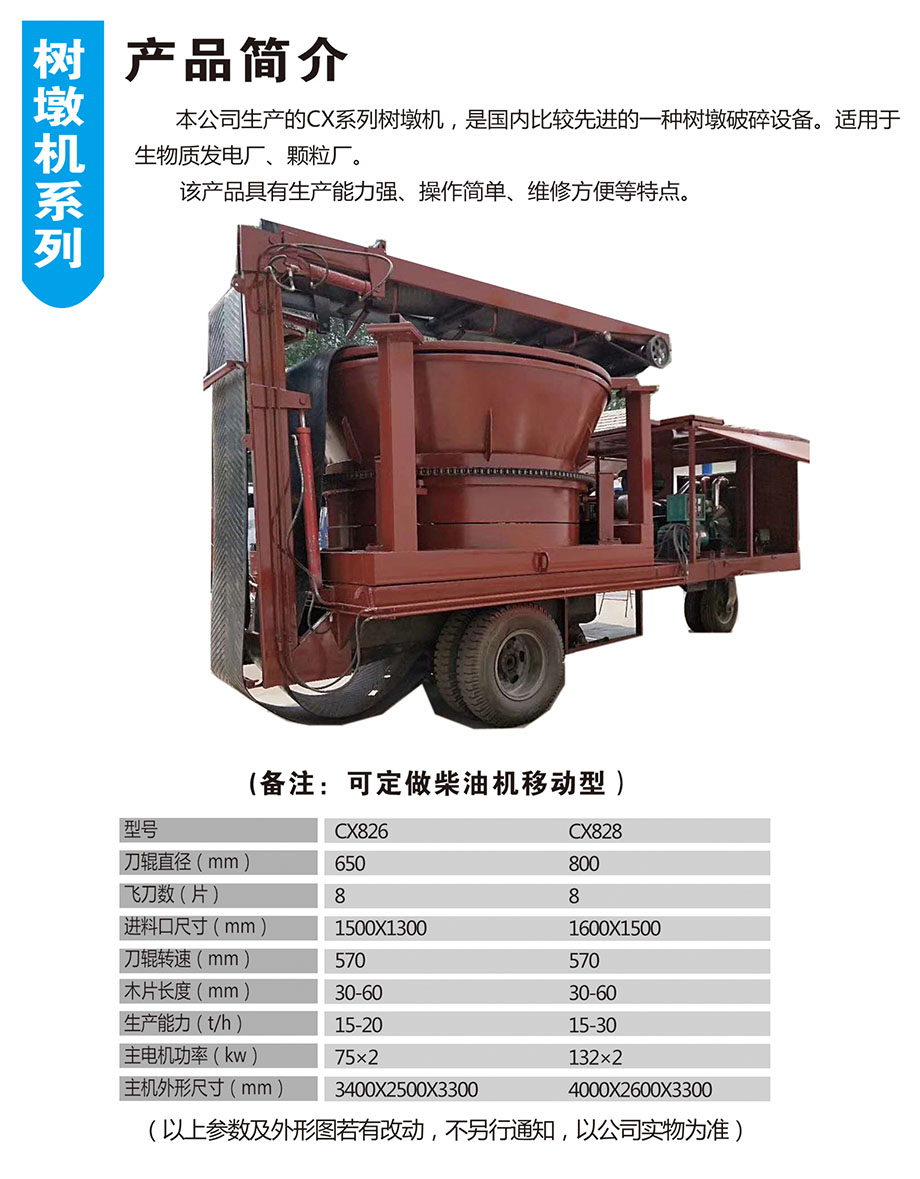 树墩机 树墩破碎机